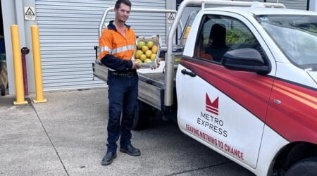 The Mango Fundraiser – Metro Express Delivering Trays of Gold