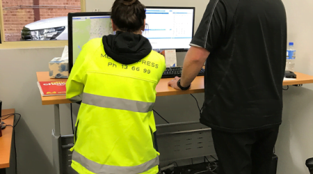 Metro Express Are Currently Trialling Stand-up/sit Down Desk Options